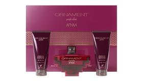 Conjunto de presente de perfume Afnan Ornament Purple Allure para mulheres