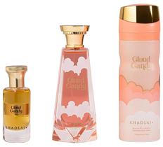Conjunto de Presente de Perfume KHADLAJ Cloud Candy 100ml Spray Conjunto de Presente de Perfume KHADLAJ Cloud Candy 100ml Spray