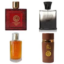 Conjunto de Presente de Perfume Masculino AFLUXE 4 Peças Eau de Parfum Conjunto de Presente de Perfume Masculino AFLUXE 4 Peças Eau de Parfum