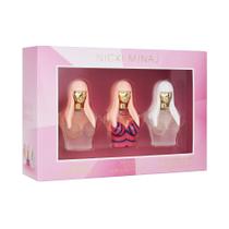 Conjunto de Presente de Perfume Nicki Minaj Pink Friday 7mL 3 Peças