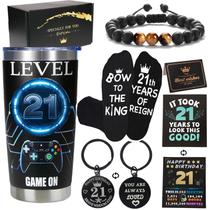 Conjunto de presente Drinkware Carselage Gamer Tumbler de 21 anos Conjunto de presente Drinkware Carselage Gamer Tumbler de 21 anos
