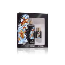 Conjunto de Presente Ed Hardy Koi Wave - Eau de Parfum 2 Peças