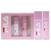Conjunto de presente Fila Fresh para mulheres, spray corporal e perfume, 2 unidades