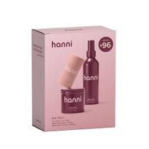 Conjunto de presente HANNI Trio Splash Salve, bálsamo de água e hidratante gordo