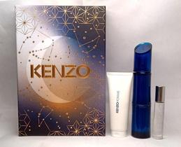 Conjunto de presente Kenzo HOMME INTENSE EDT 110mL Spray 10mL Gel de banho 75mL