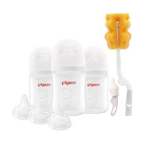 Conjunto de Presente para Alimentação com Mamadeira Pigeon Nurture & Nest 160 ml