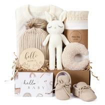 Conjunto de presente para bebês Meloom Unissex Newborn Boho com algodão orgânico
