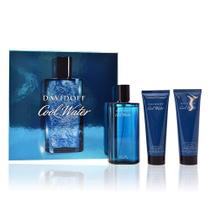 Conjunto de presente Perfume DAVIDOFF Cool Water de 3 peças para homens