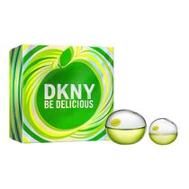Conjunto de presente Perfume DKNY Be Delicious Eau de Parfum para mulheres