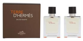 Conjunto de presente Perfume Hermes Terre D' 2 peças para ho