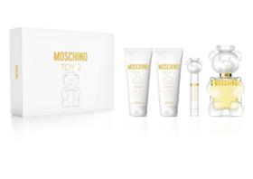 Conjunto de presente Perfume MOSCHINO Toy 2 para mulheres, 100 ml, 4 peças