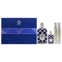 Conjunto de presente Perfume Orientica Royal Bleu 80ml Eau de Parfum de 4 peças