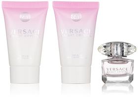 Conjunto de presente Perfume Versace Bright Crystal de 3 peças para mulheres Conjunto de presente Perfume Versace Bright Crystal de 3 peças para mulheres