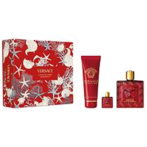 Conjunto de presente Perfume Versace Eros Flame 100ml para homens Conjunto de presente Perfume Versace Eros Flame 100ml para homens