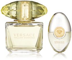 Conjunto de presente Perfume Versace Yellow Diamond de 3 peças para mulheres Conjunto de presente Perfume Versace Yellow Diamond de 3 peças para mulheres