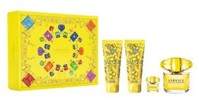 Conjunto de presente Perfume Versace Yellow Diamond EDT 90 ml, 4 unidades Conjunto de presente Perfume Versace Yellow Diamond EDT 90 ml, 4 unidades