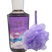 Conjunto de presente, sabonete em gel de banho Bath & Body Works com bucha (algodão) Conjunto de presente, sabonete em gel de banho Bath & Body Works com bucha (algodão)