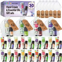 Conjunto de presentes a granel, creme para mãos e óleos essenciais AZEN, 30 conjuntos