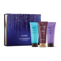 Conjunto de presentes AHAVA It's In Your Hands com 3 cremes minerais para as mãos Conjunto de presentes AHAVA It's In Your Hands com 3 cremes minerais para as mãos