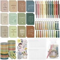 Conjunto de presentes Aodaer 170 peças Positive Affirmation com cadernos