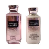 Conjunto de presentes Bath & Body Works A Thousand Wishes Gel de banho 300 ml e loção 240 ml