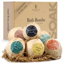 Conjunto de presentes Bath Bomb Beauty by Earth com ingredientes naturais Conjunto de presentes Bath Bomb Beauty by Earth com ingredientes naturais