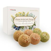 Conjunto de presentes Bath Bomb Cheezhenghi-Malaya Tibetan Herbal x6