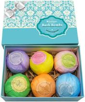 Conjunto de presentes Bath Bombs BELLISSO 6 XXL Bubble Bath Fizzies