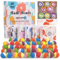 Conjunto de presentes Bath Bombs Kainga Recka Natural Organic 48 unidades