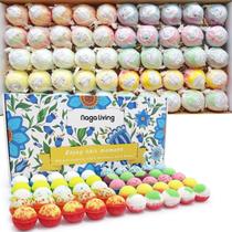 Conjunto de presentes Bath Bombs nagaliving 50 feito à mão para crianças e adultos