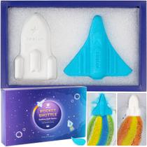 Conjunto de presentes Bath Bombs ORIGLAM Kids Space Shuttle & Rocket Conjunto de presentes Bath Bombs ORIGLAM Kids Space Shuttle & Rocket