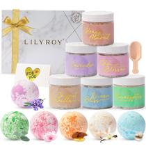 Conjunto de presentes Bath Salt & Bomb LILY ROY Luxury de 14 peças