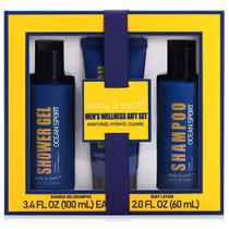 Conjunto de presentes Bath Spa BODY & EARTH para homens com aroma oceânico Conjunto de presentes Bath Spa BODY & EARTH para homens com aroma oceânico