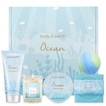 Conjunto de presentes BODY & EARTH Bath and Body Ocean Scented para mulheres Conjunto de presentes BODY & EARTH Bath and Body Ocean Scented para mulheres