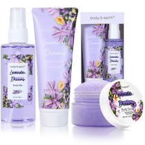 Conjunto de presentes Body Mist BODY & EARTH Lavender Dreams para mulheres