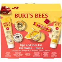 Conjunto de presentes Burt's Bees, kit de pontas e pés com 6 tamanhos de viagem Conjunto de presentes Burt's Bees, kit de pontas e pés com 6 tamanhos de viagem
