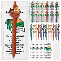 Conjunto de presentes: canetas esferográficas Sayglossy 102 Dumpster Fire com marcadores