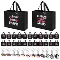 Conjunto de presentes Cheerleader Olgaa, bolsa de 48 peças, chaveiro para mulheres e meninas