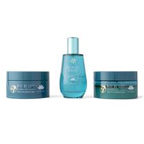 Conjunto de presentes corporais W7 Way of Life, esfoliante corporal nutritivo e óleo