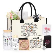 Conjunto de Presentes Cristãos JTENGTOP para Mulheres, Cesta com 8 Peças Conjunto de Presentes Cristãos JTENGTOP para Mulheres, Cesta com 8 Peças