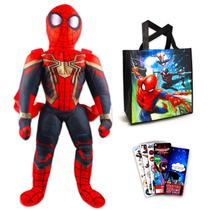 Conjunto de presentes da boneca de pelúcia Marvel Spiderman de 20 cm com sacola Avengers