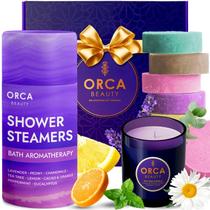 Conjunto de presentes de aromaterapia para vaporizadores de banho Orca Beauty, 8 peças