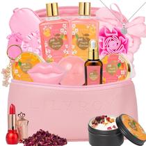 Conjunto de presentes de banho e corpo Lily Roy de 20 peças com colar e muito mais