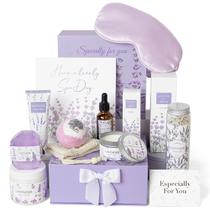 Conjunto de presentes de banho Frerdui Relaxing Spa com lavanda para mulheres