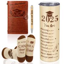 Conjunto de presentes de formatura Skylety Class of 2025 com diário de 600 ml
