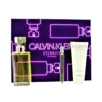 Conjunto de presentes de perfume Calvin Klein Eternity, 3 unidades para mulheres