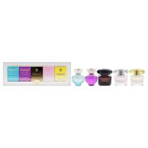 Conjunto de presentes de perfume Versace Miniatures Collection, 5 unidades para mulheres