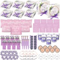 Conjunto de presentes de proposta de dama de honra Nuogo 88 unidades com vela e caixa