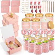 Conjunto de presentes de proposta de dama de honra Teenyyou com 60 unidades (rosa)