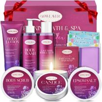 Conjunto de presentes de spa GOWLAVER Relaxing Bath & Spa para mulheres Conjunto de presentes de spa GOWLAVER Relaxing Bath & Spa para mulheres